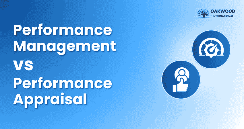 Performance Management vs Performance Appraisal