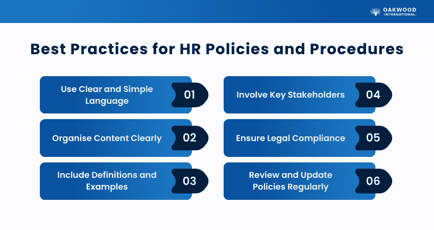 Best Practices for HR Policies and Procedures