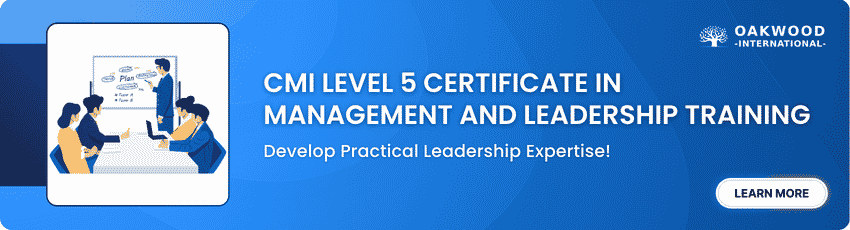 CMI Level 5 Certificate in Management And Leadership Training CMI Level 5 Certificate in Management And Leadership Training