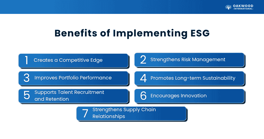 Benefits of Implementing ESG