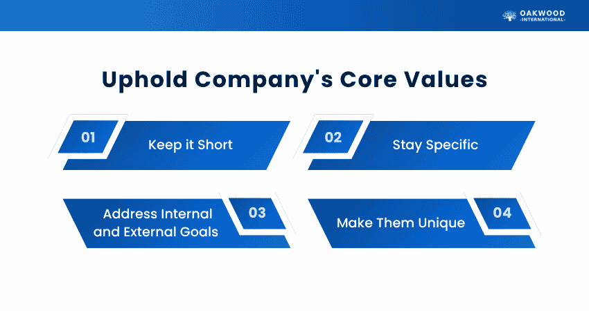 How to Establish and Uphold Company Core Values?