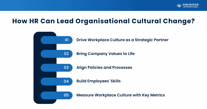 How HR Can Lead Organisational Cultural Change How HR Can Lead Organisational Cultural Change