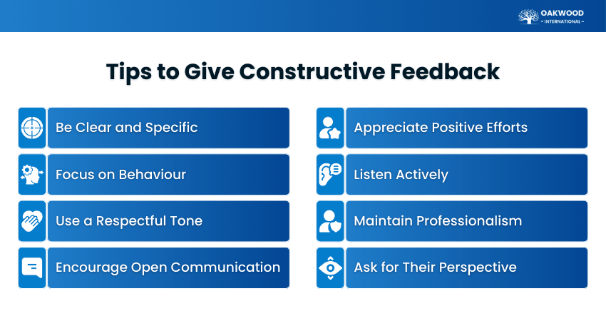 Tips to Give Constructive Feedback