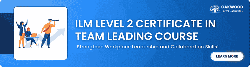 ILM Level 2 Certificate in Team Leading Course