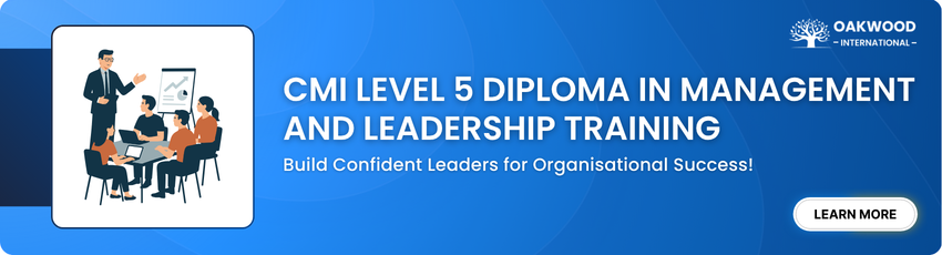 CMI Level 5 Diploma in Management and Leadership Training CMI Level 5 Diploma in Management and Leadership Training