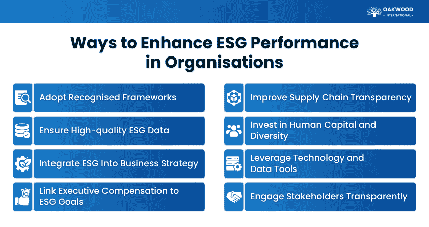 Ways to Enhance ESG Performance in Organisations