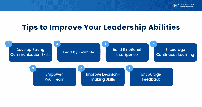 Tips to Improve Your Leadership Abilities
