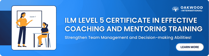 ILM Level 5 Certificate in Effective Coaching and Mentoring Training